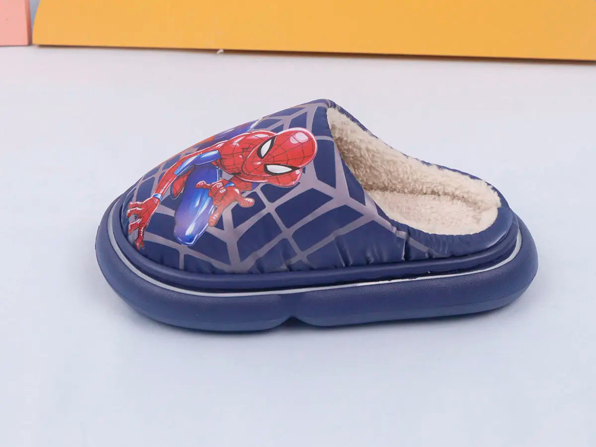 Boys' Winter Warm Cartoon Slippers Pantoffle Enfant Baby Boys' Shoes Size 26-37