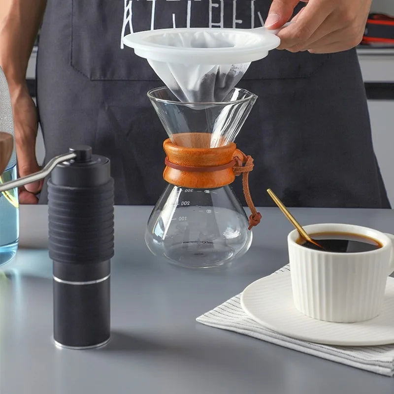 Kitchen Juice Sifter Reusable Nylon Fine Colander Mesh Sieve Strainer with Handle for Tea Soymilk Coffee Home Food Filter Tools