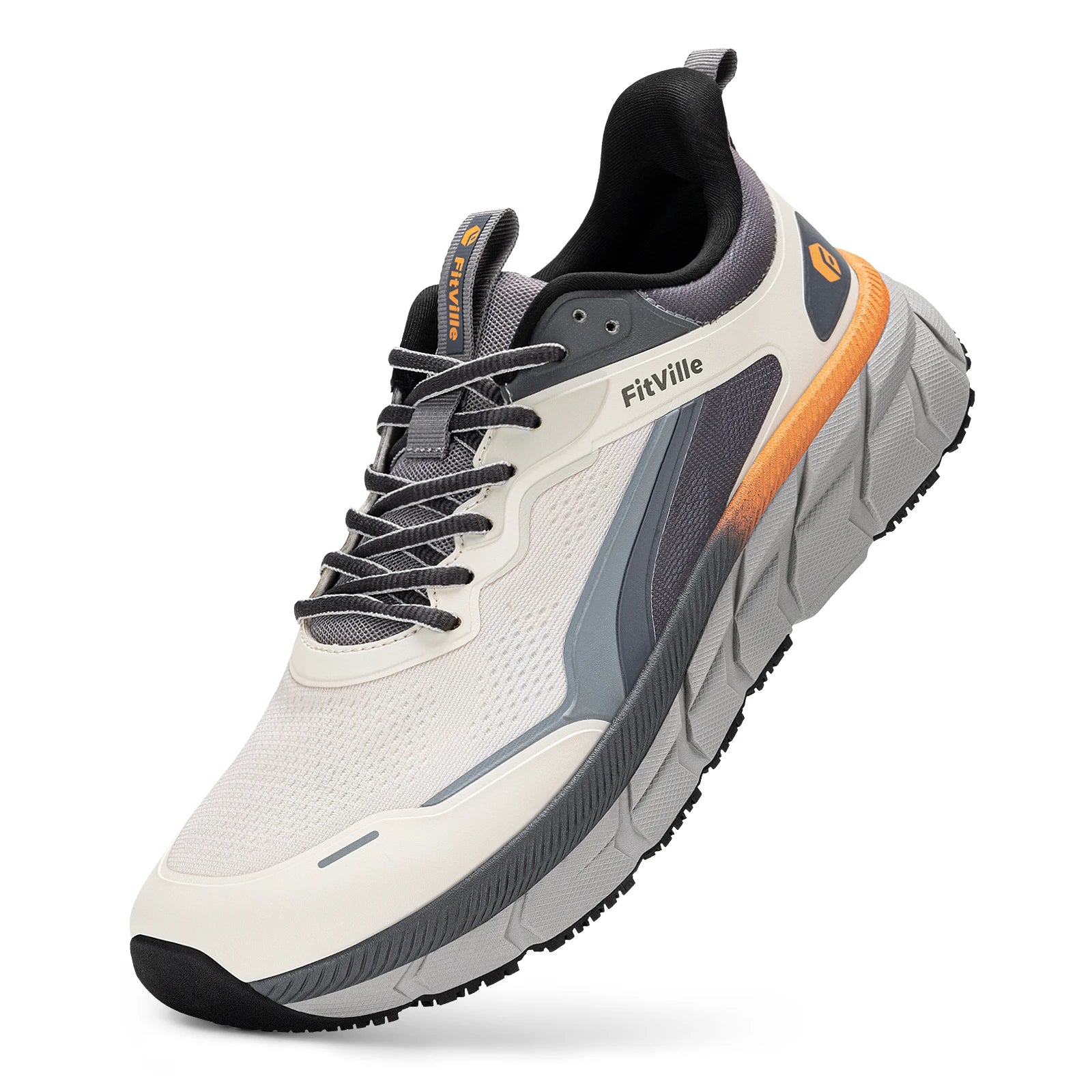 Men's Wide Well-Cushioned And Non-Slip Toe Box Sneakers - Lightweight & Breathable Running Shoes For Swollen feet