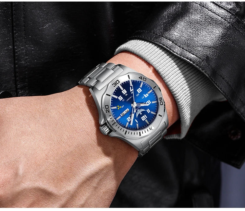 YELANG Watch Men's 44MM Mechanical Wristwatches Luxury Sapphire Glass AR Coated Automatic Watches 10BAR Waterproof Watch For Men