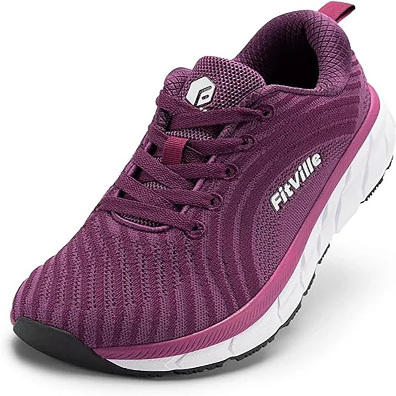 Women's Wide Toe Box Shoes Breathable Extra Wide Running Shoe Lightweight For Swollen Feet With Cushioned Relief Pain