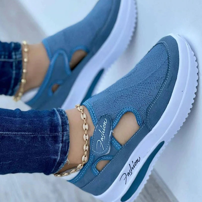 Red Sneakers Women Tennis Shoes Canvas Shoe Female Casual Shoes Ladies Sport Shoes Platform Sneaker Hollow Out Shoes