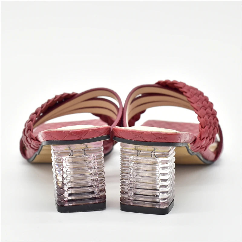 Ladies Shoes and Sandals Plus Size Women Shoes 43 High Heels Sexy Elegant Slip on Closed Toe Heels Women Party Pumps