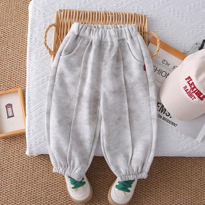 New Autumn Children Sweatshirt Set Sweet Cartoon Boys Hoodie + Sweatpants Kids 2PCS Printing Casual Suit 1-5T Unisex