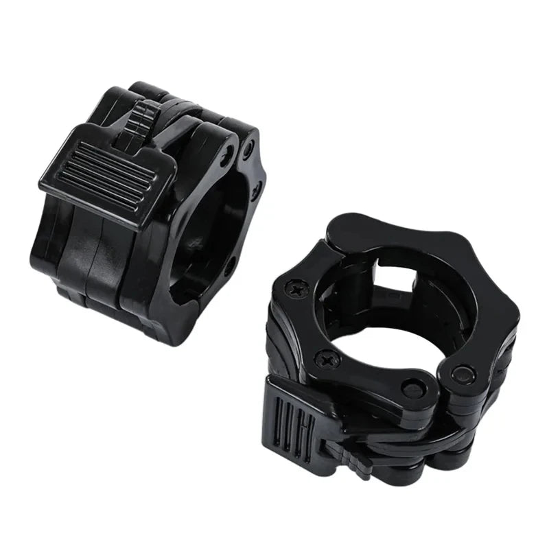 1Pair 50MM Spinlock & Collar Lock Clips For Weightlifting Bar - Quick Release Dumbbell Clamps