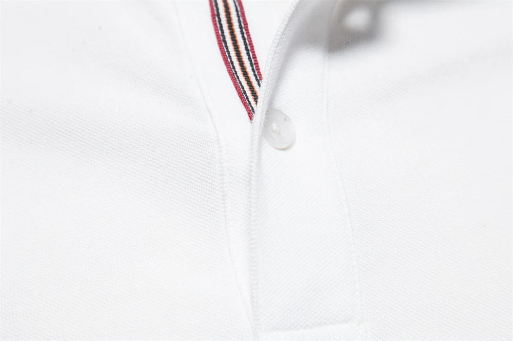 Men's Polo Shirts Cotton Polo Shirts for Men Short Sleeve High Quality Solid Polo Men New Summer Clothing