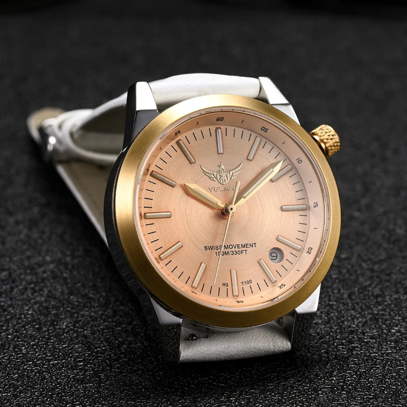 Yelang V1010 36MM Women's Quartz Watch – Elegant Waterproof Fashion Watch with Sapphire Glass & Luminous Dial – Luxury Gift for Women & Students