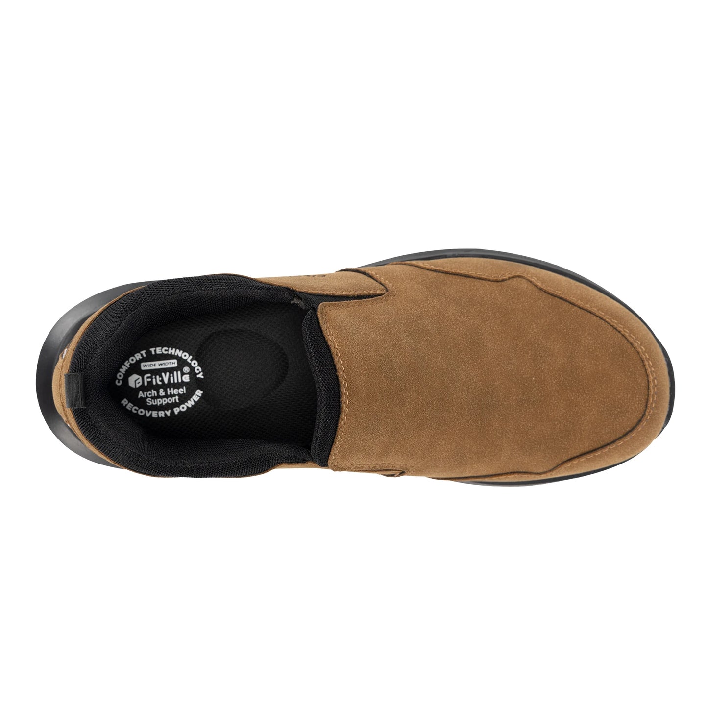 Men's Shoes Wide Hiking Comfortable Slip on Loafers Go Walking and Trekking Trails  Sneakers With Arch Support