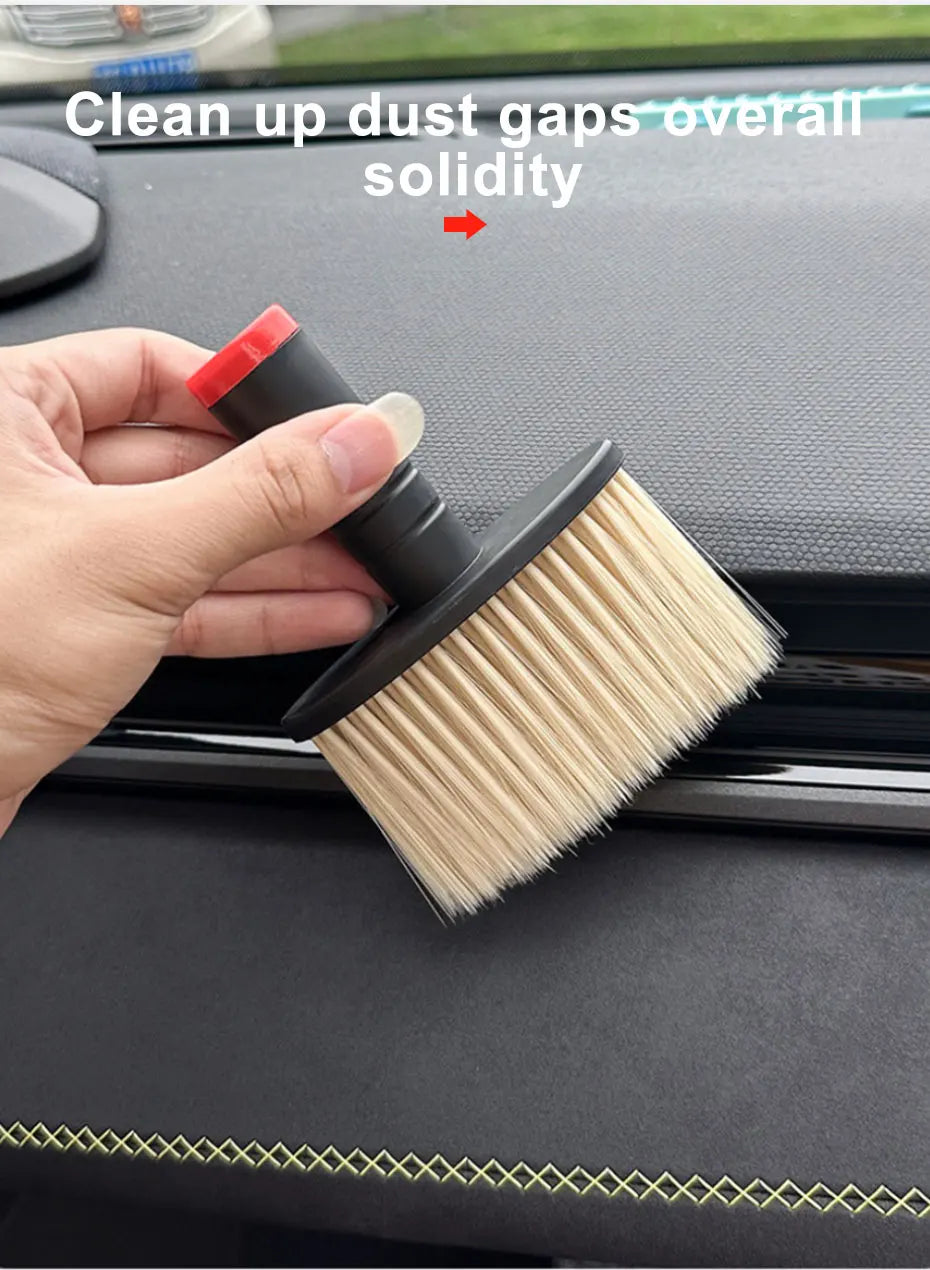 SEAMETAL Car Interior Cleaning Brush Soft Bristles Dust Removal Brush Auto Air Outlet Gaps Duster for Car Detailing Clean Tool