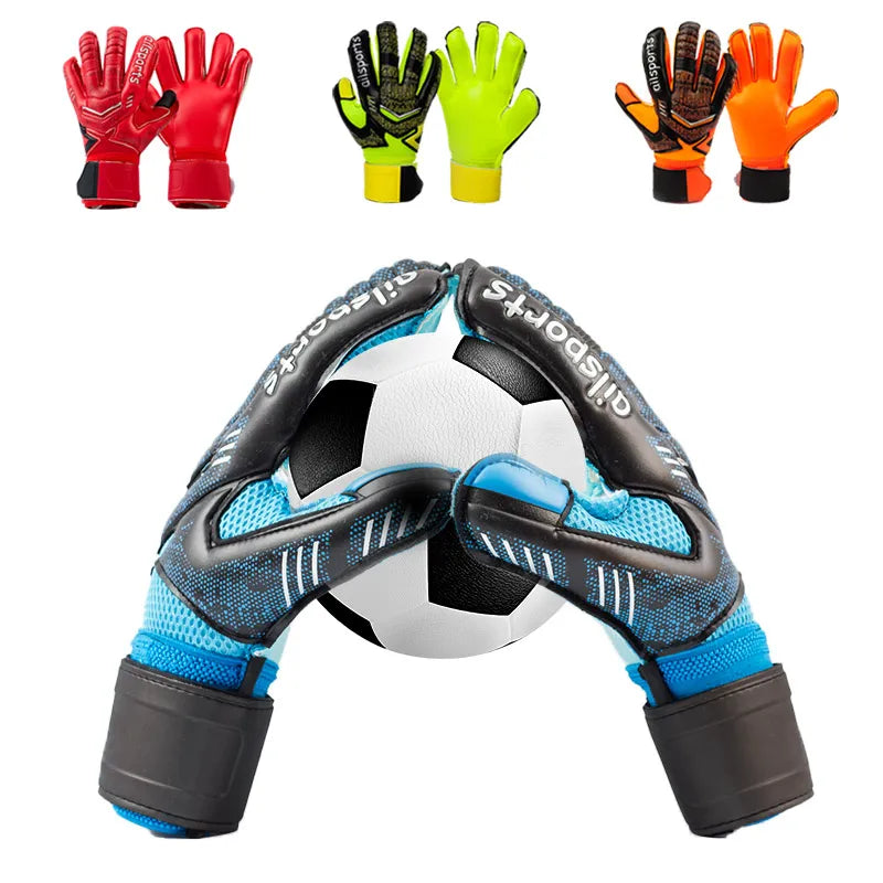 Shinestone Professional Goalkeeper Gloves Finger Protection Latex Non-slip Soccer Goalie Gloves Football Goalkeeper Gloves