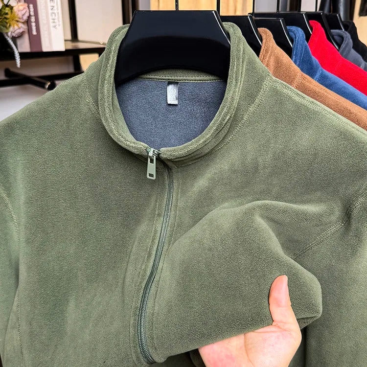 Men's Winter Premium Fleece Jacket - Soft & Warm Top-Ranked Male Essential Casual Top