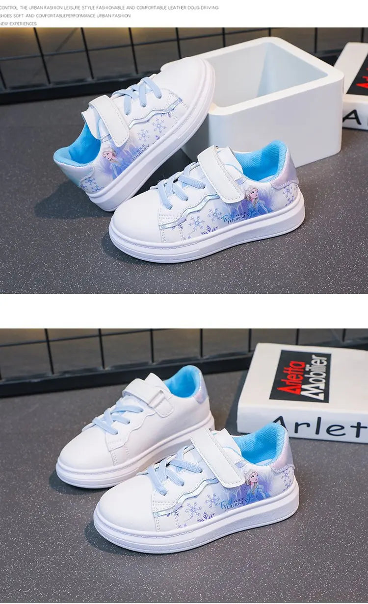 Summer Casual Children's Sports Shoes Cartoon Princess Girls' Trainers Sneakers For Kids Size 26-37