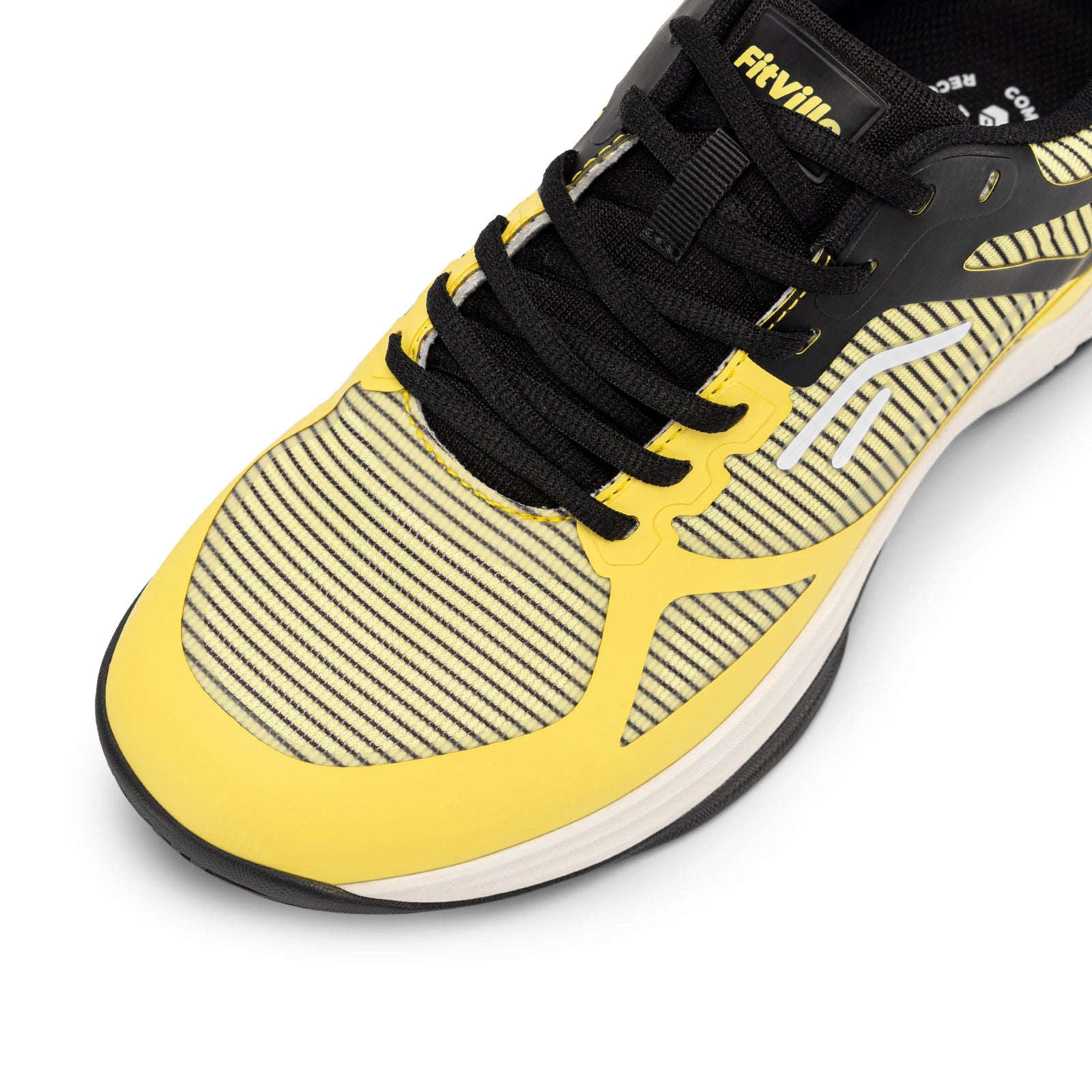 Men's Wide Pickleball And Full Court Tennis Sneakers with Arch Support - Lightweight Non-Slip Sports Shoe