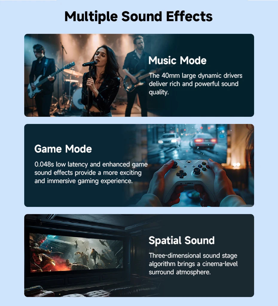 Edifier H9 Active Noise Cancelling Wireless Headphones Bluetooth 5.4 Headset Hi-Res Audio 75H Battery Life Foldable Design