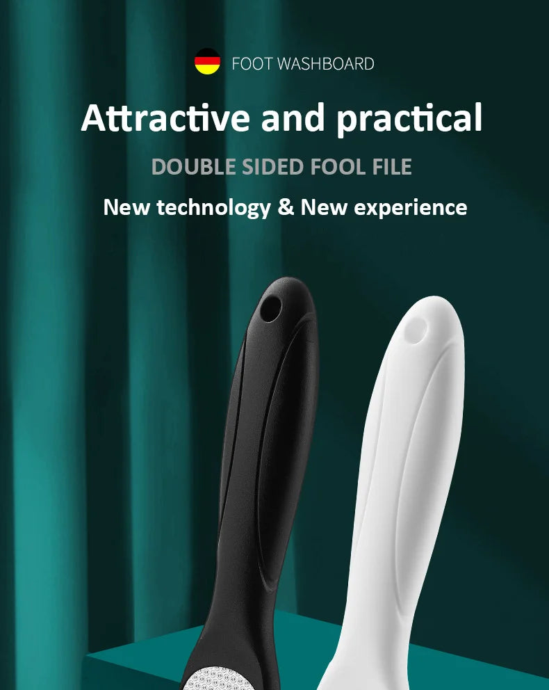 High-Quality 304 Stainless Steel Foot File Double Sided Callus Remover For Dead Skin Professional Pedicure Tools Callous Scraper