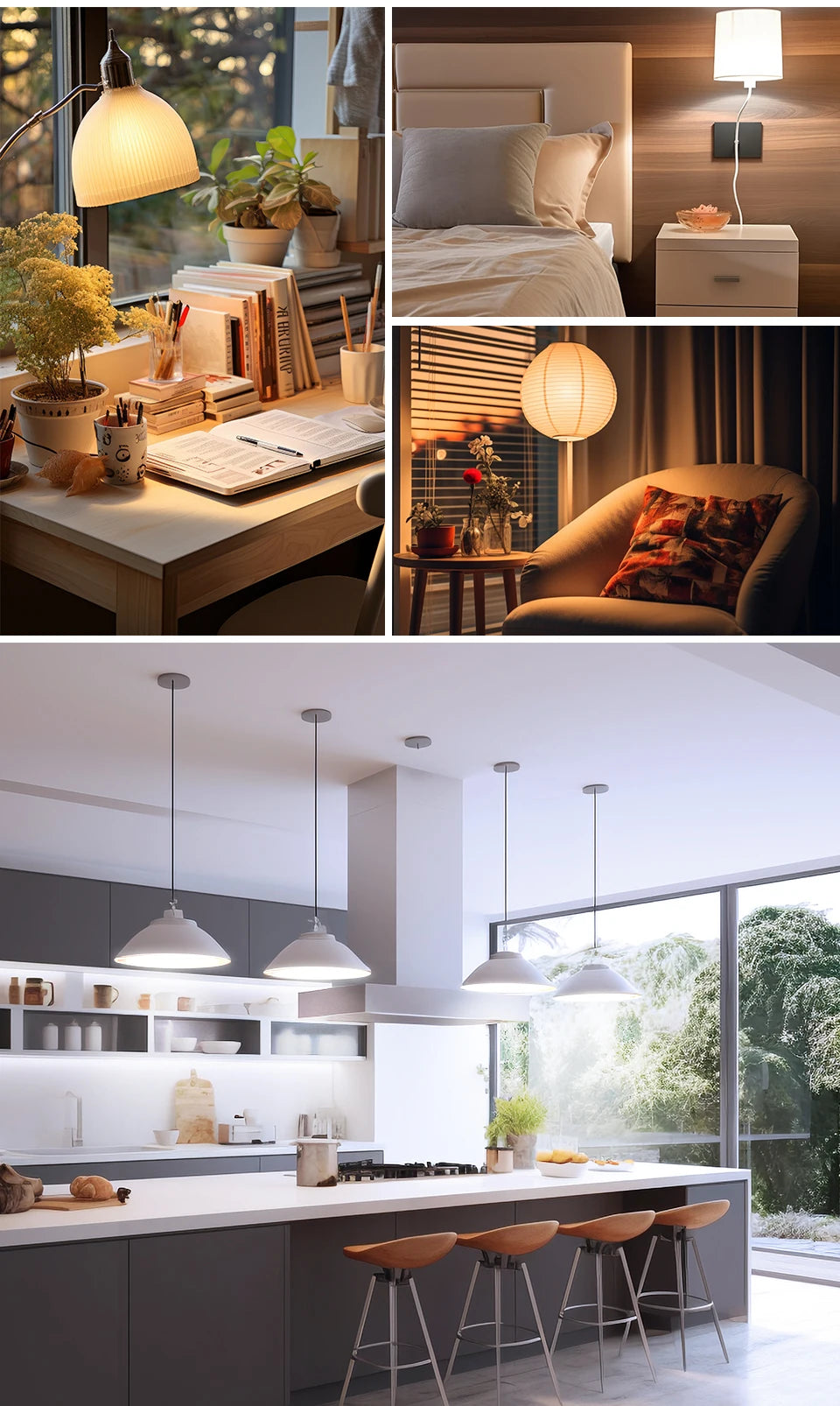 110V 220V E27 WiFi Smart LED-lampen 20W 15W 12W LED-lamp Dimbaar APP-spraakbediening Ondersteuning Alexa Google Home Home Lighting