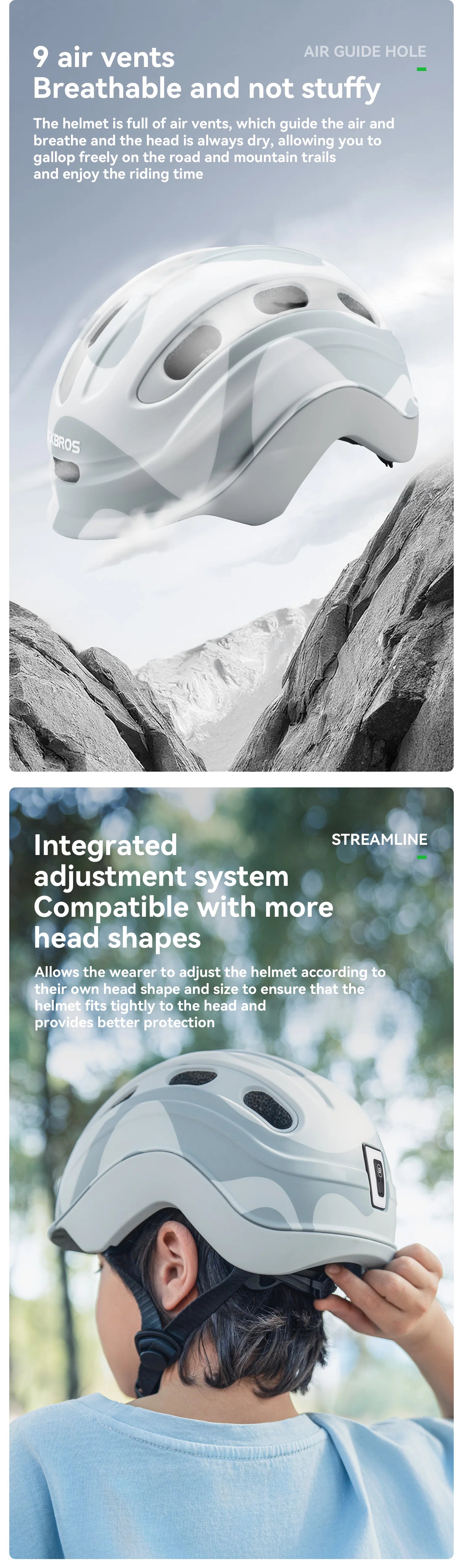 Youth Helmet Breathable Safety Helmet 6-18 years old Youth Cycling Ultralight Helmet Scooter Balance Kids Bike Helmet