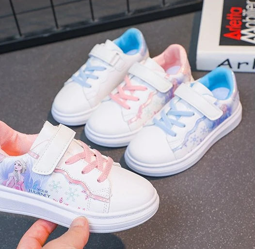 Summer Casual Children's Sports Shoes Cartoon Princess Girls' Trainers Sneakers For Kids Size 26-37