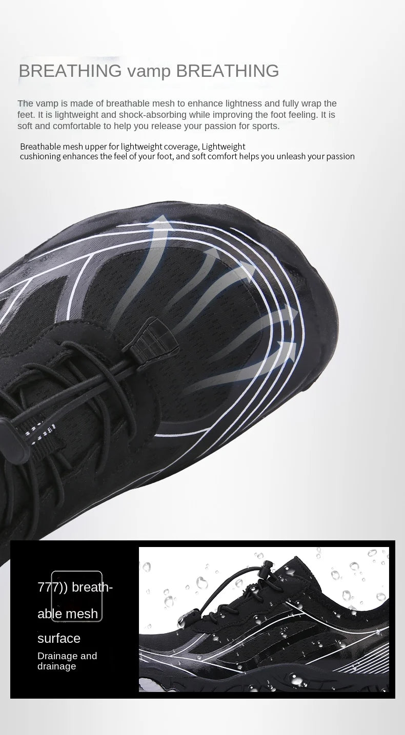 Unisex Quick-Dry Water Shoes – Breathable Aqua Beach & Diving Shoes for Swimming, Hiking & Outdoor Water Sports