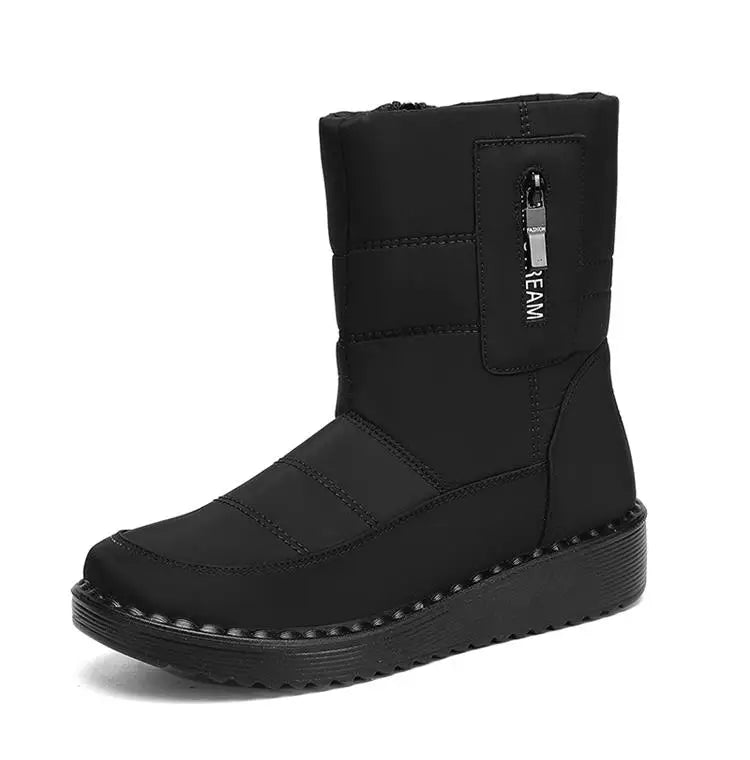 Boots Women Snow Plush Women's Boots Platform Women Shoes Casual Keep Warm Shoes Woman Flat Soft Winter Shoes Botas Mujer