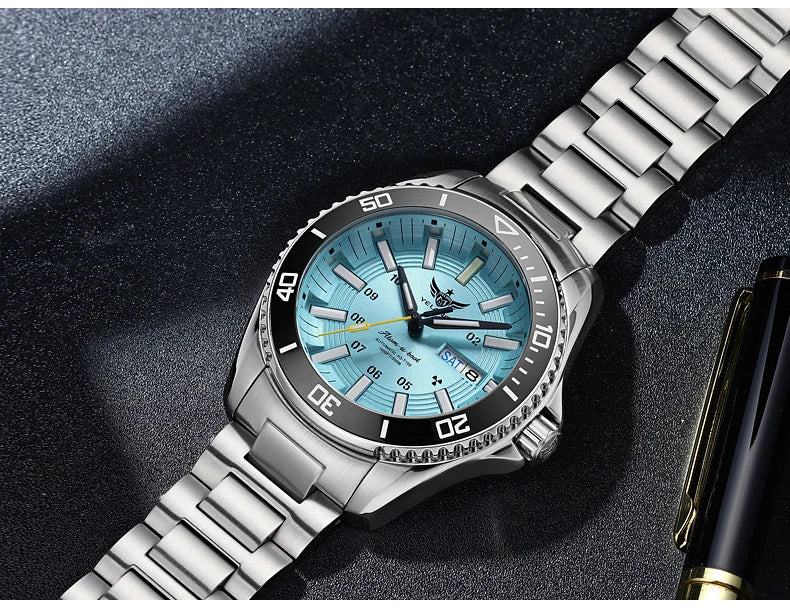 Yelang V1032 Automatic Movement Men Watch 300m 30Bar Waterproof Dive Watches for Man Luminous 44MM  V1032