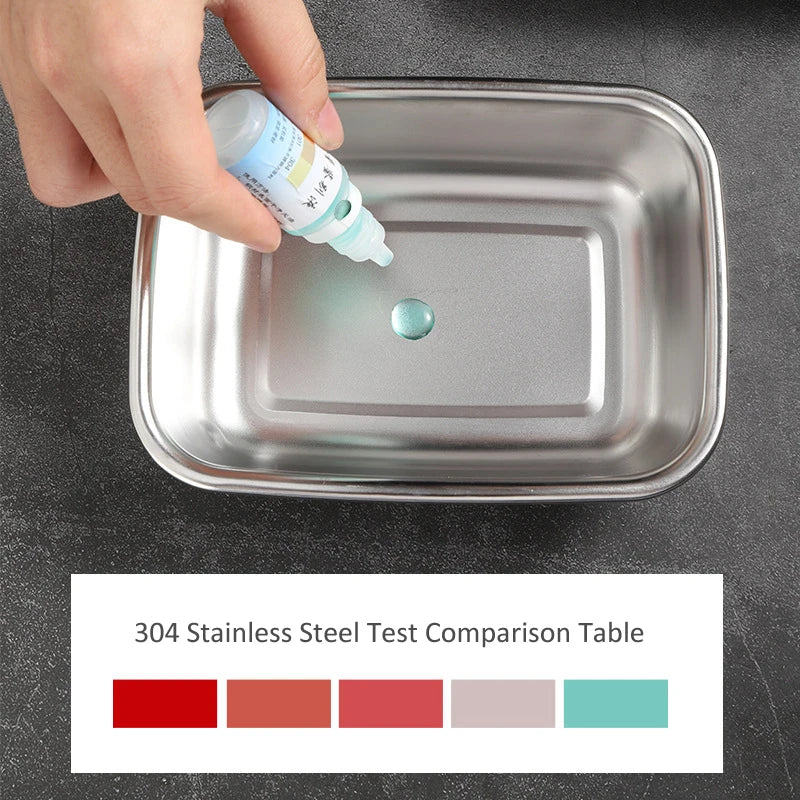 304 Stainless Steel Food Lunch Bento Box Sealed Leakproof Travel Storage Box Household Pickle Boxes Refrigerator Food Container