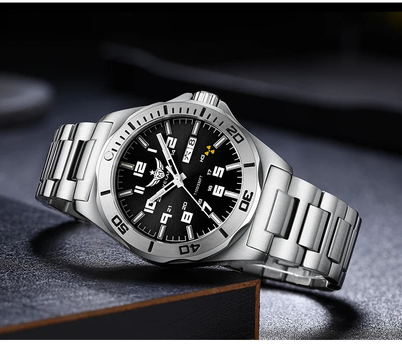 YELANG Watch Men's 44MM Mechanical Wristwatches Luxury Sapphire Glass AR Coated Automatic Watches 10BAR Waterproof Watch For Men