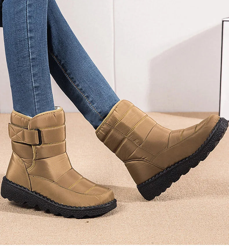 Boots Women Snow Casual Shoes Woman Waterproof Boots For Women Keep Warm Women's Boots Plush New Botas Mujer Winter Shoes