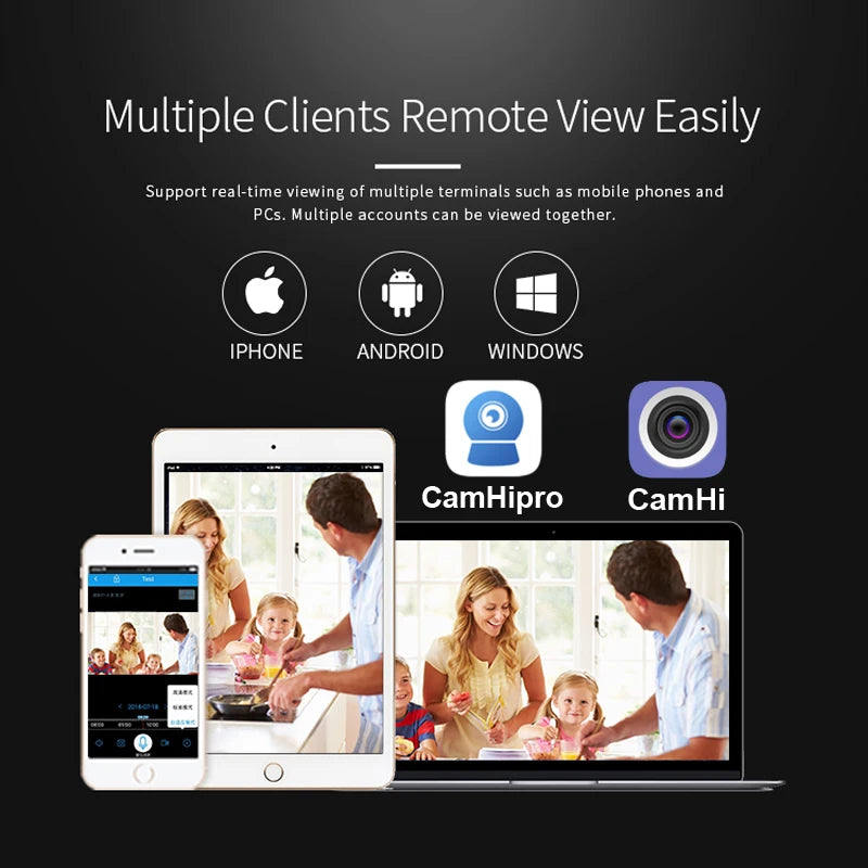 JIENUO 5MP Wifi Camera IP Outdoor Waterproof Wireless NightVision Onvif 1080P Audio Security Surveillance HD 2mp Home Cam CamHi