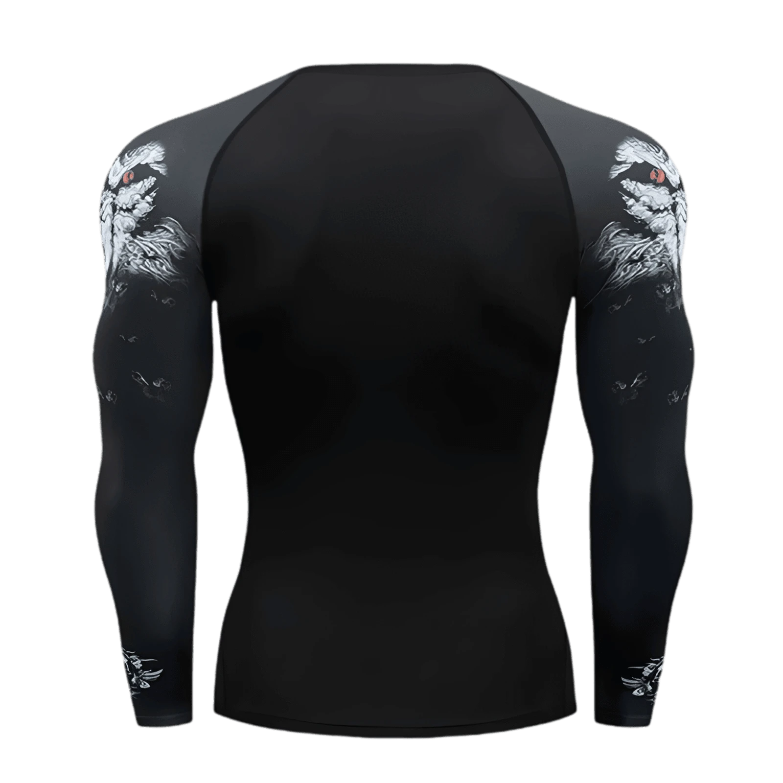 Men’s UPF 50+ Long Sleeve Rash Guard – Quick-Dry Breathable Surf & Swim Shirt for Water Sports & Gym Training