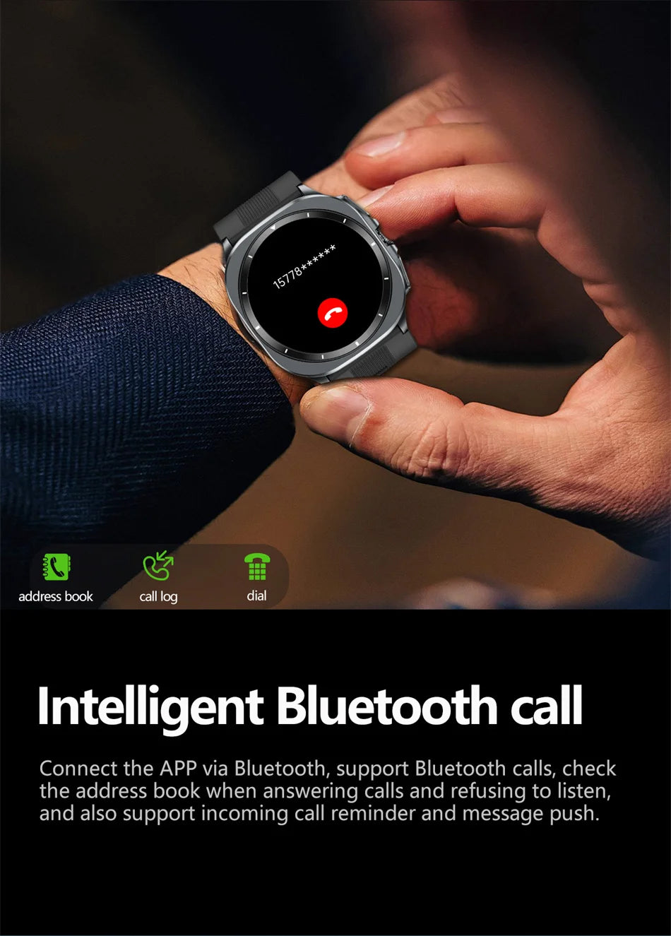 2025 Health track Smartwatch Air Pump Airbag True Blood Pressure Health Measure Smart Watch Men Women Blood oxygen BT Call