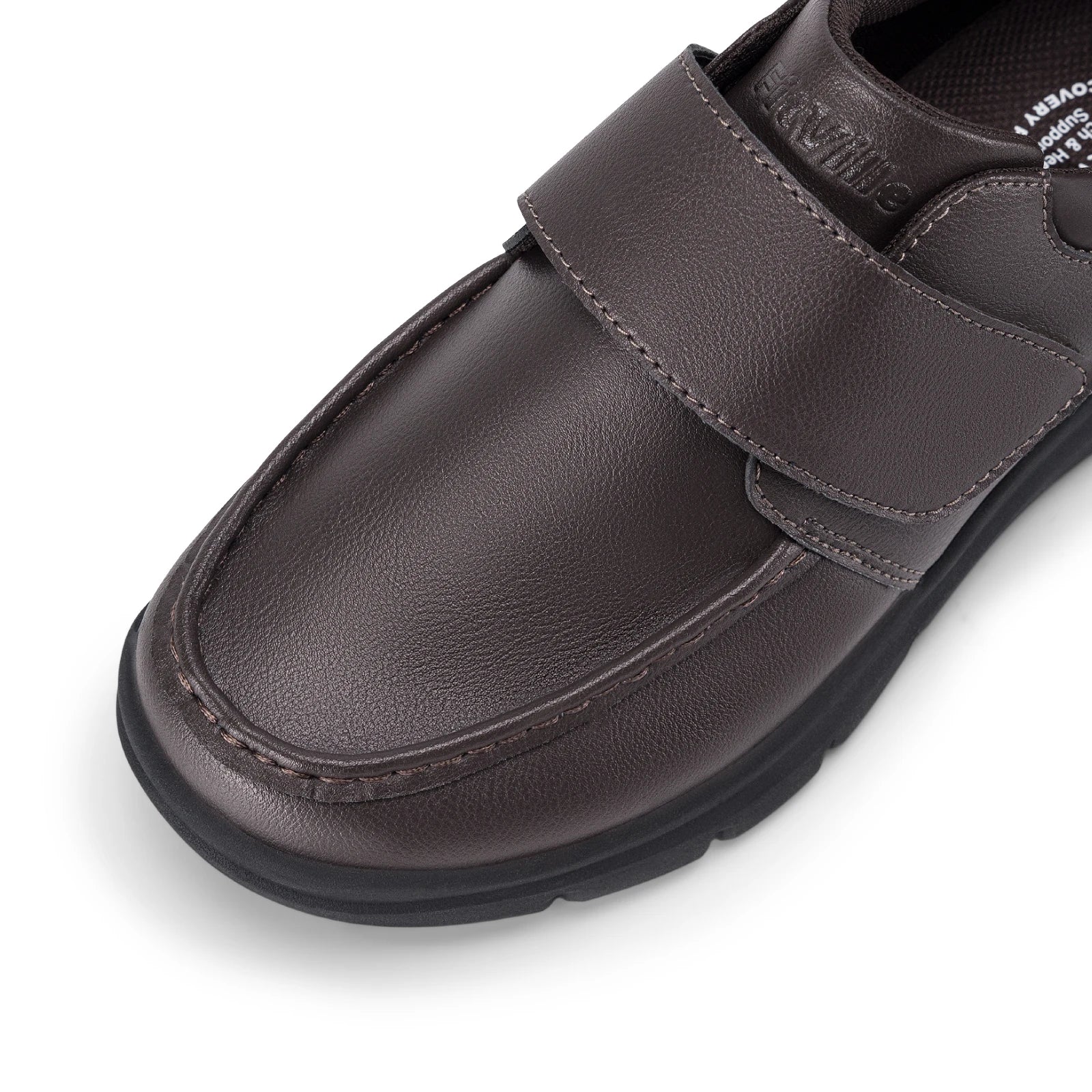 Wide Fit Men's Leather Shoes Diabetic Walking Shoes Oxford Shoes Formal Business Shoe Comfortable All Day Wear