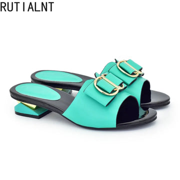 Italian Style Summer Slippers Sweet Style for Royal Wedding Party Slingbacks Sandals Rhinestone Women Wedding Shoes Elegant