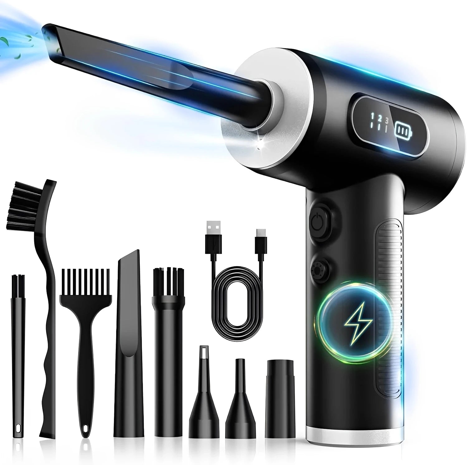290000Pa Wireless Car Vacuum Cleaner – Handheld Cordless Vacuum with Strong Suction for Car & Home Cleaning