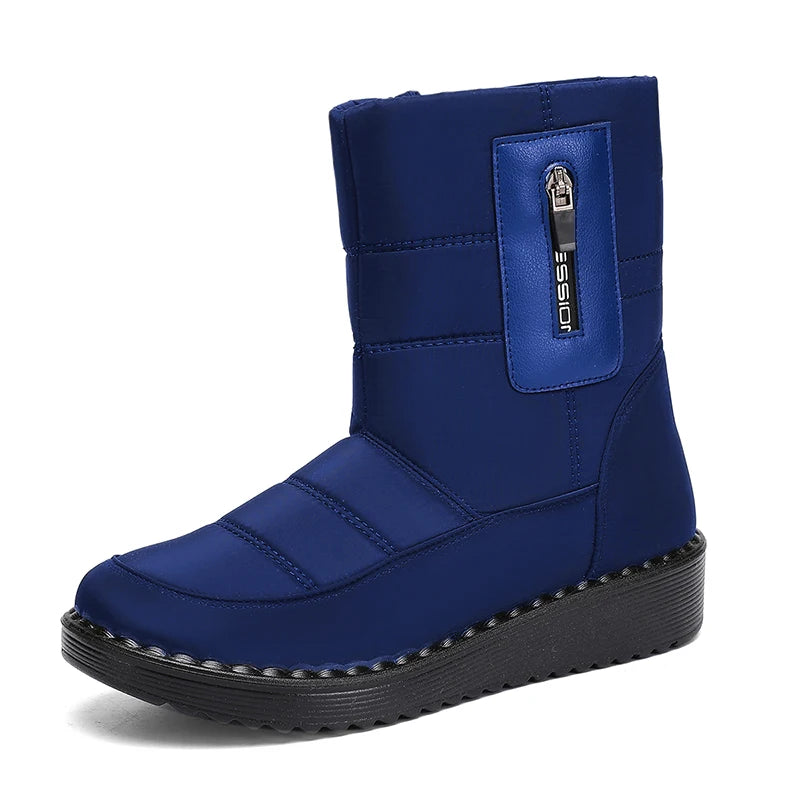 Boots Women Snow Plush Women's Boots Platform Women Shoes Casual Keep Warm Shoes Woman Flat Soft Winter Shoes Botas Mujer