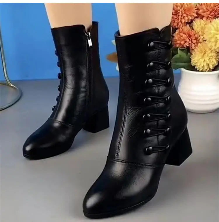 Snow Women's Boots Platform Shoes Woman Warm Fur Shoes Women 2025 Trend Long Boots Lightweight Winter Ladies Boots Botas Mujer