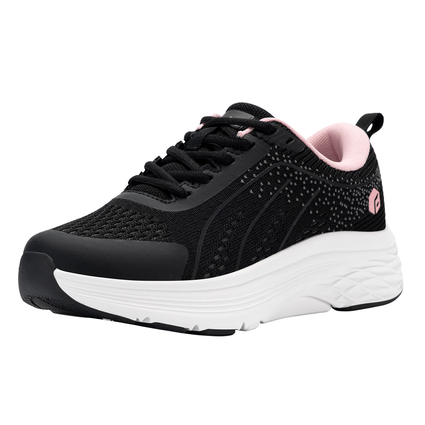 Damesschoenen met brede breedte, lichtgewicht sneakers voor dames met brede breedte voor platvoeten, verlichting van hielpijn en plantaire fasciitis