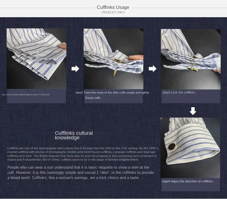 2024 Niche Chic Dubbelgevouwen Mouw Windsor Kraag Zakelijk Overhemd met Lange Mouwen Heren Hoogwaardige Jurk willekeurige Franse Manchetknopen