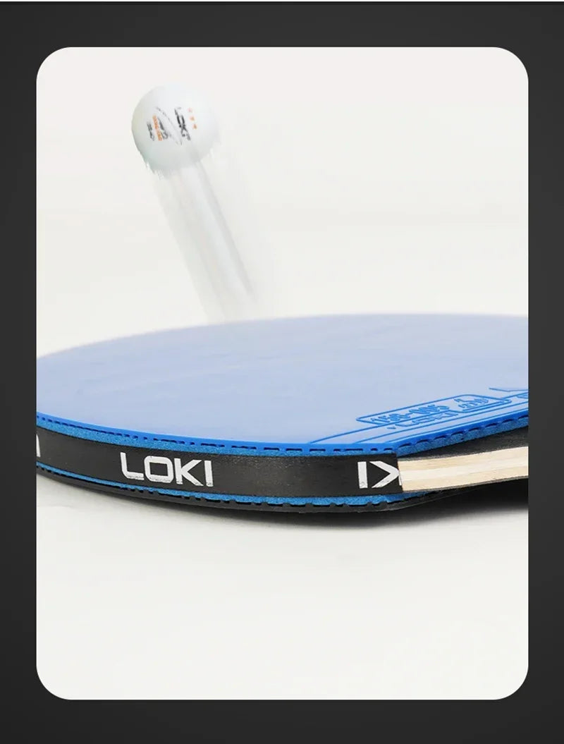 K5000 K3000 K1000 Table Tennis Racket Set 2pcs Home Entertainment Ping Pong Rackets with Blue Colour Ping Pong Rubber