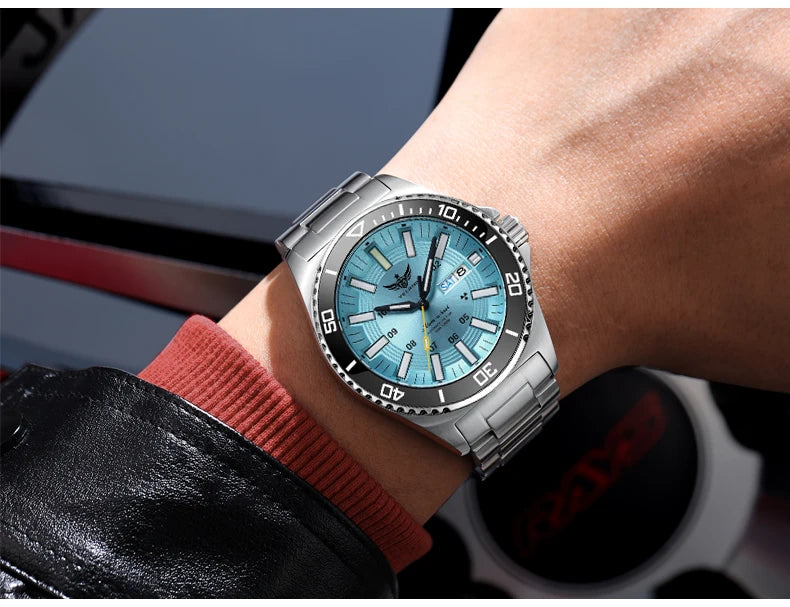 Yelang V1032 Automatic Movement Men Watch 300m 30Bar Waterproof Dive Watches for Man Luminous 44MM  V1032