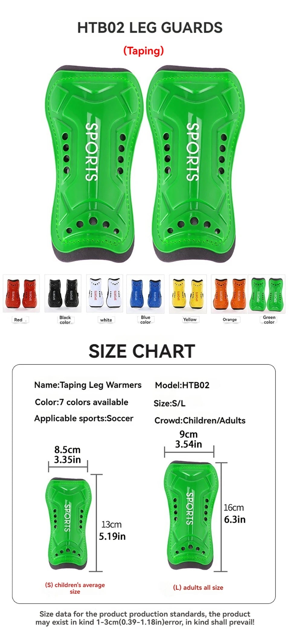 Loogdeel Youth & Adult Shin Guards – Protective Football Shin Pads for Kids & Men/Women Soccer Training & Matches