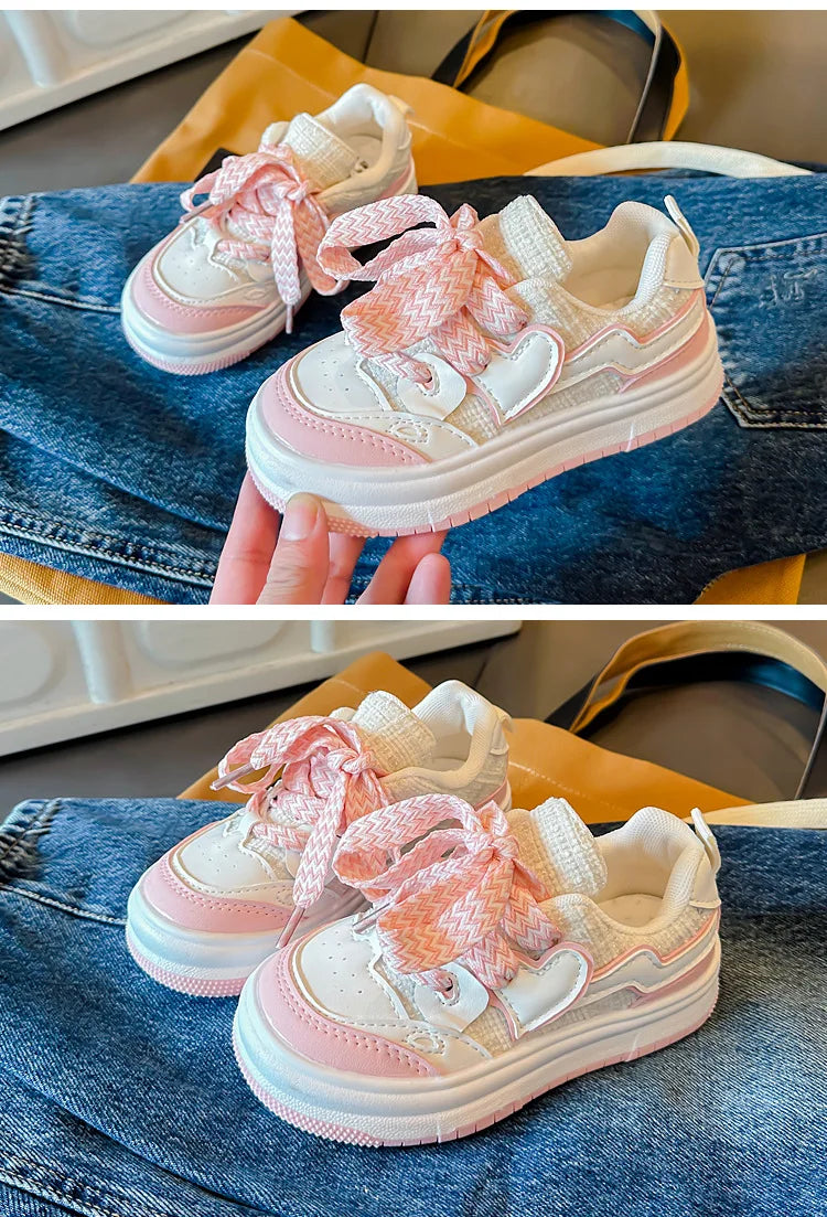 Kids Non Slip Lightweight Sneakers for Boys and Girls Breathable Outdoor Sports Shoes for School Skate and Casual Wear