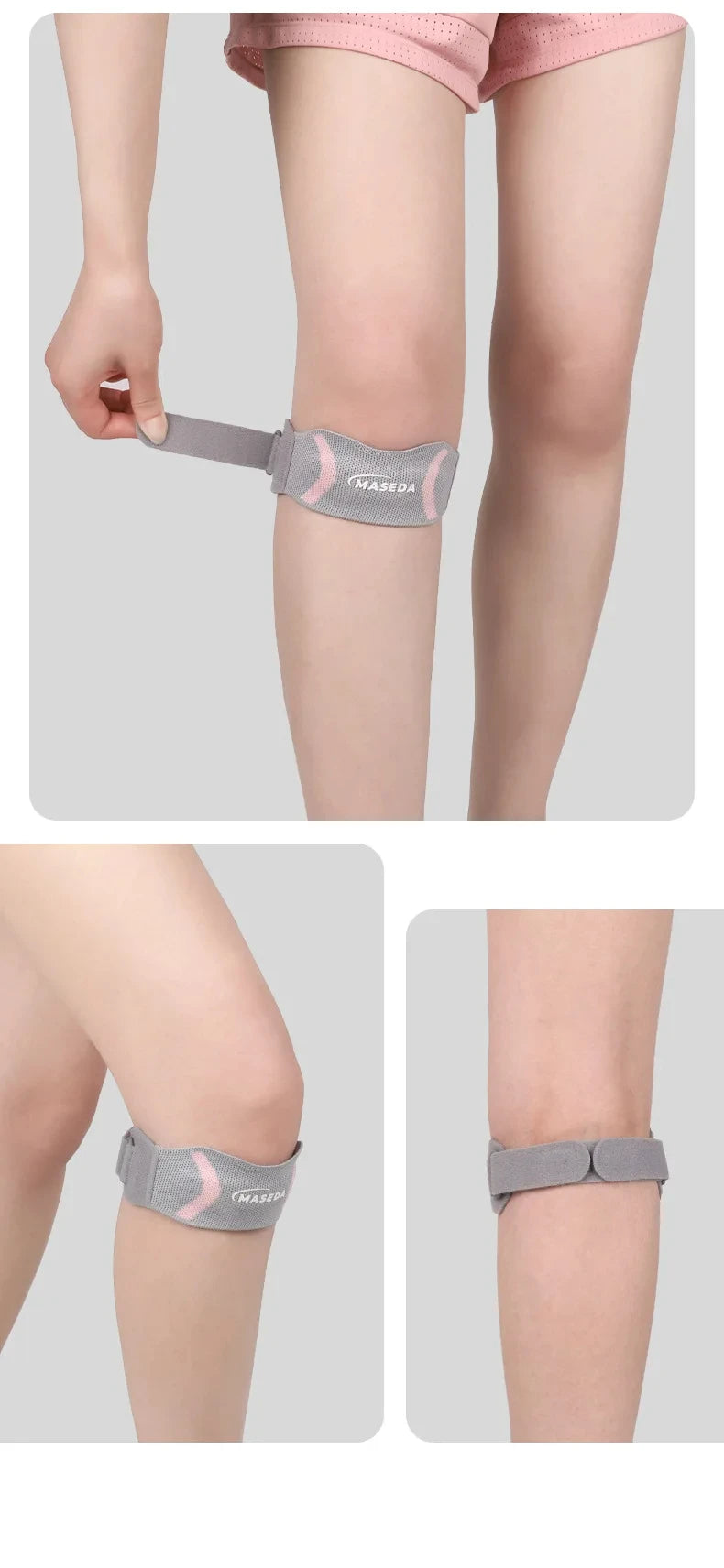 Breathable Shock Absorber And Sports Patella Belt For the Knee During Sports - Pressure Protector For Cycling, Basketball, & Other Outdoor Activities