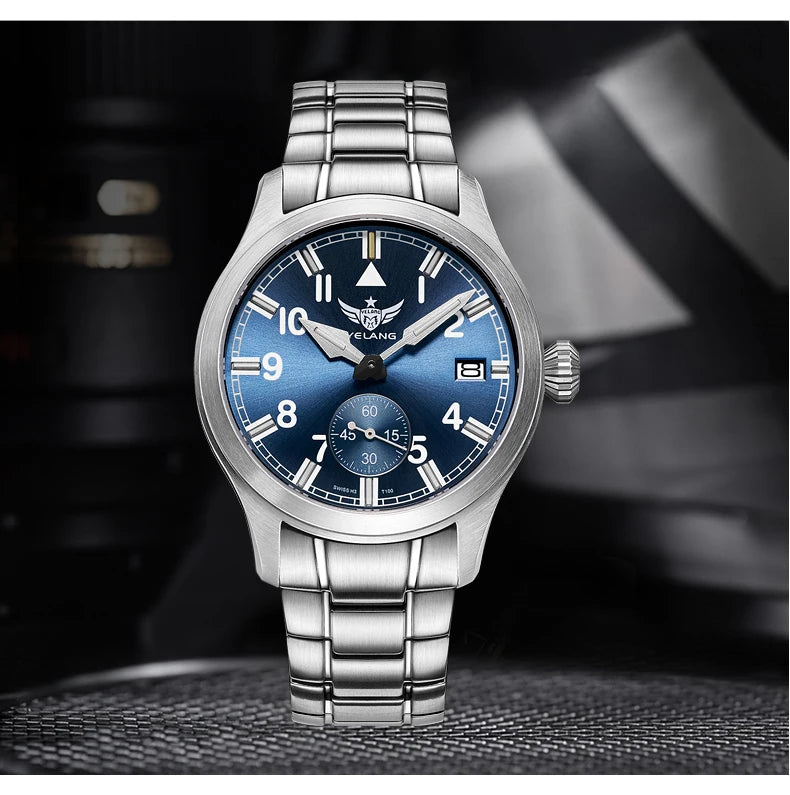 Yelang V1023 Men Watch Japanese VL58 Movement Casual Men's Quartz Watch 10ATM 100m Waterproof Luminous Sports Watch Sapphire