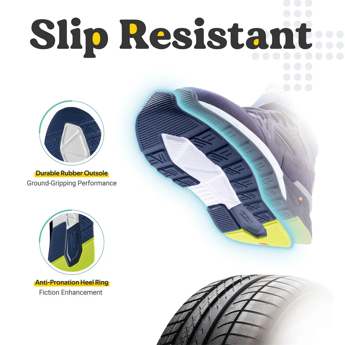 Men's High-Top Basketball Shoes Widened Lightweight Casual Sneakers Breathable For Swollen Feet Pain Relieve