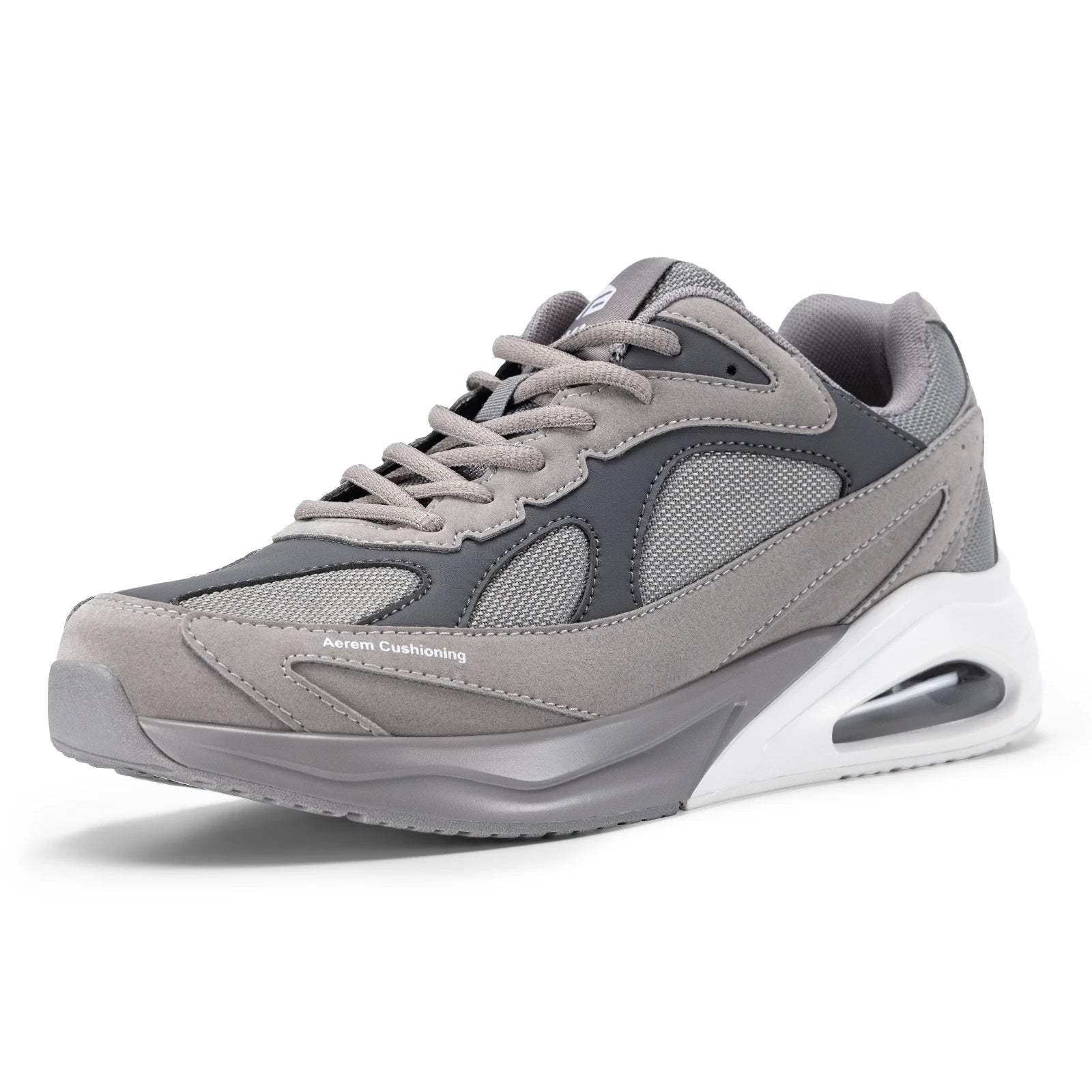 Men's Extra Wide Walking Shoes Wide Cushioned Sports Shoes For Swollen Feet Flat Feet Arch Fit Relieve Heel Pain Black