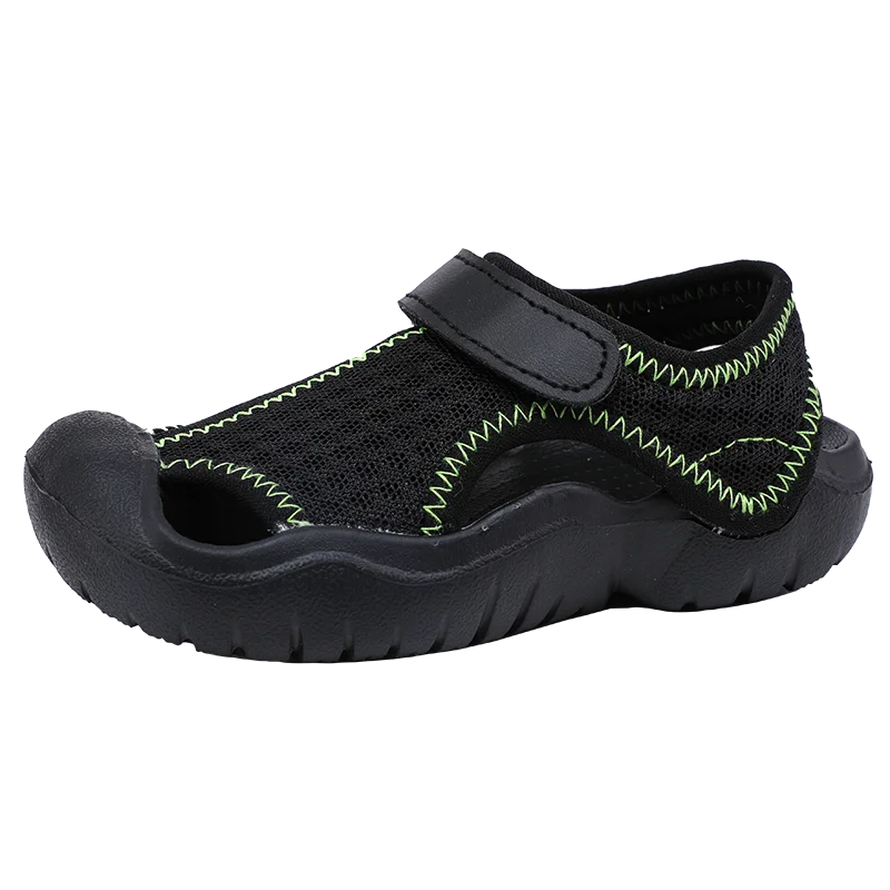 Ademende sportsandalen voor kinderen, jongens en meisjes, zomer, zachte zool, antislip, strandschoenen, gesloten neus, peuter, lichtgewicht, casual sandalen