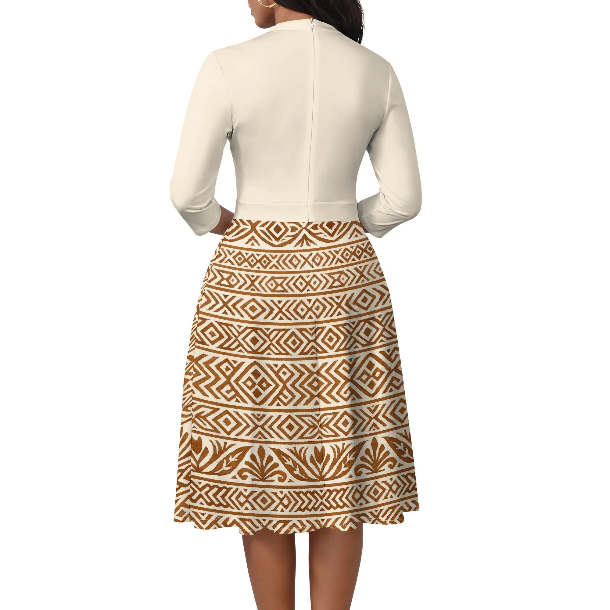 Women's Solid Red Off Shoulder Maxi Dress 3/4 Sleeve Slit Party Evening