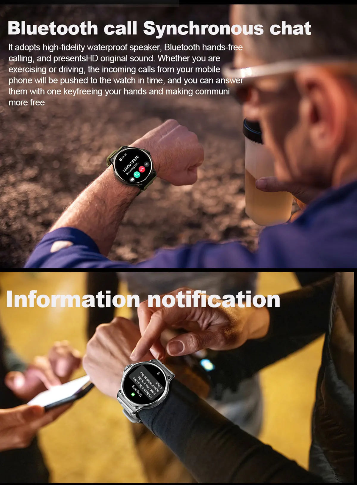 2025 GPS Track Smart Watch 1.85-Inch Ultra HD AMOLED Screen 710MAH Battery Bluetooth Call Smartwatch For Men - Compatible with HUAWEI & Xiaomi IOS