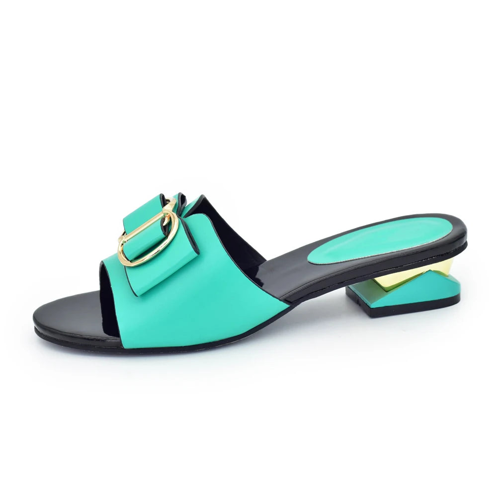 Italian Style Summer Slippers Sweet Style for Royal Wedding Party Slingbacks Sandals Rhinestone Women Wedding Shoes Elegant